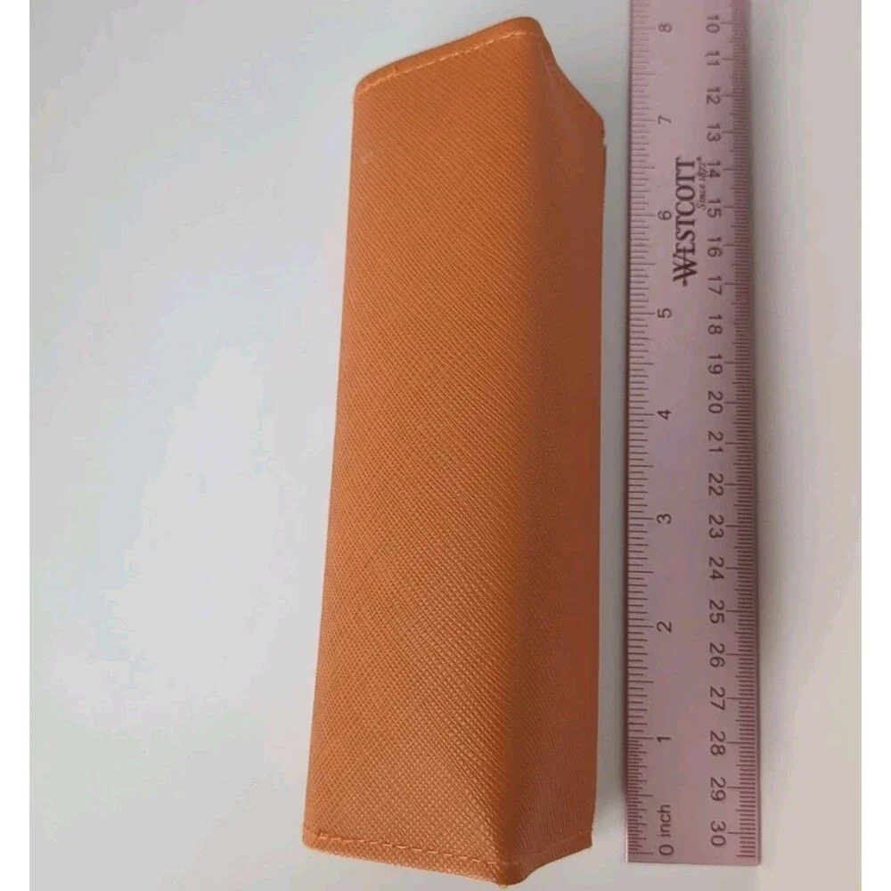 Tory Burch Authentic Eyewear Eyeglasses Sunglasses Case Logo Orange